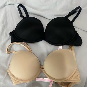 PINK Victoria Secret 34A Super Push-up Bras